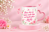 Quà Tặng 20/10 Ý Nghĩa - Ly Sứ In Hình Theo Yêu Cầu
