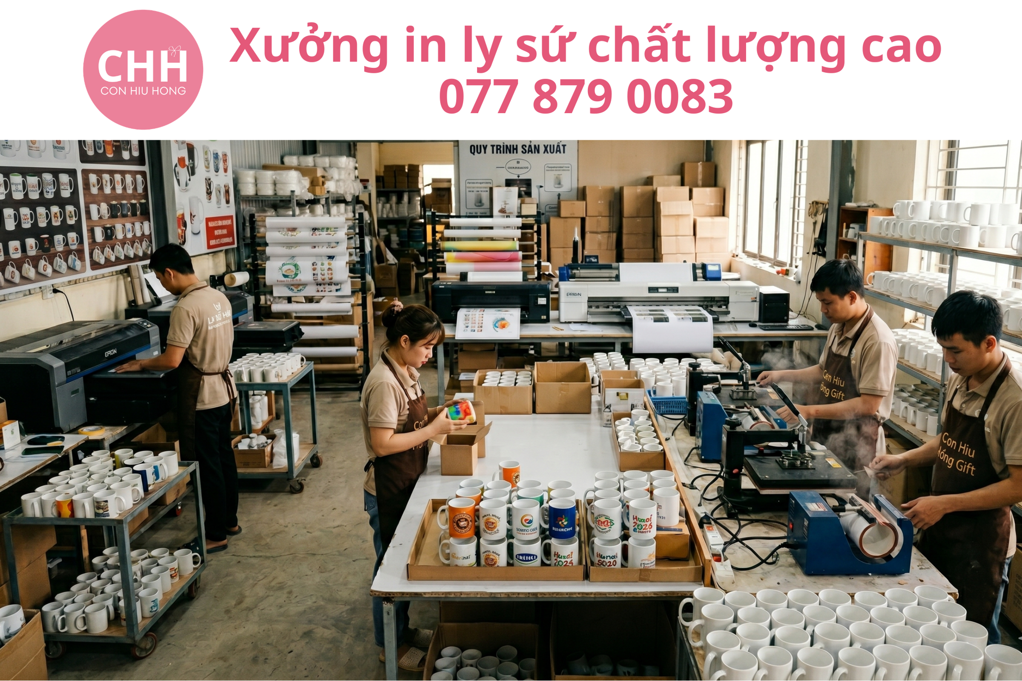 Xưởng In Ly Sứ Cá Nhân Hóa – Chất Lượng Cao – In Theo Yêu Cầu Từ 1 Cái