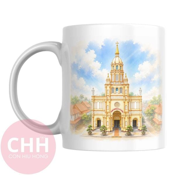 ly sứ in ảnh nhà thờ