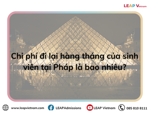 Chi phí đi lại hàng tháng của sinh viên khi du học Pháp