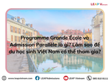 Programme Grande École và Admission Parallèle: Cơ hội du học Pháp bằng tiếng Anh cho sinh viên Việt Nam