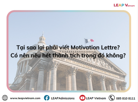 Vì sao Motivation Letter quan trọng khi du học Pháp bằng tiếng Anh?