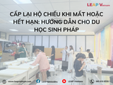 Cấp lại hộ chiếu khi mất hoặc hết hạn: Hướng dẫn cho du học sinh Pháp