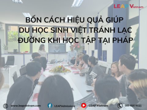 Bốn cách hiệu quả giúp du học sinh Việt tránh lạc đường khi học tập tại Pháp