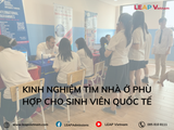 Kinh nghiệm tìm nhà ở phù hợp cho sinh viên quốc tế