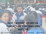 Học tại Pháp: Cơ hội và thách thức cho sinh viên quốc tế