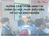 Hướng Dẫn Chứng Minh Tài Chính Du Học Pháp: Điều Kiện, Hồ Sơ và Kinh Nghiệm