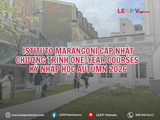 🎓 ISTITUTO MARANGONI CẬP NHẬT CHƯƠNG TRÌNH ONE-YEAR COURSES – KỲ NHẬP HỌC AUTUMN 2026