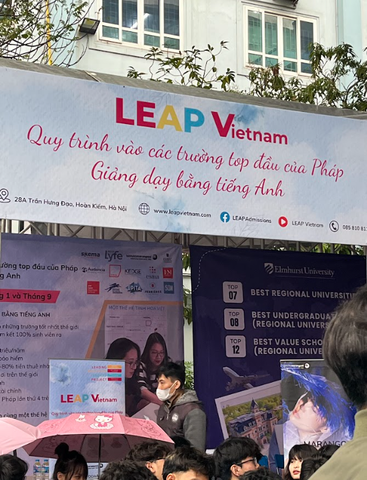 LEAP Vietnam tại THCS và THPT Đoàn Thị Điểm | Khám phá cơ hội du học Pháp bằng tiếng Anh cho học sinh Hà Nội