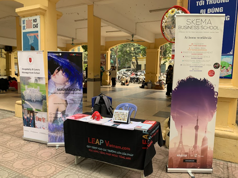 LEAP Vietnam tại THPT Phan Đình Phùng | Mở rộng cánh cửa du học Pháp bằng tiếng Anh cho học sinh Hà Nội