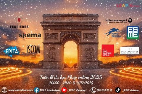 TUẦN LỄ DU HỌC PHÁP ONLINE 2025 – STUDY IN FRANCE WEEK ONLINE 2025