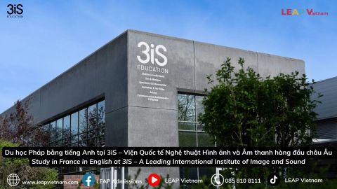 Du học Pháp bằng tiếng Anh tại 3iS – Viện Quốc tế Nghệ thuật Hình ảnh và Âm thanh hàng đầu châu Âu | Study in France in English at 3iS – A Leading International Institute of Image and Sound