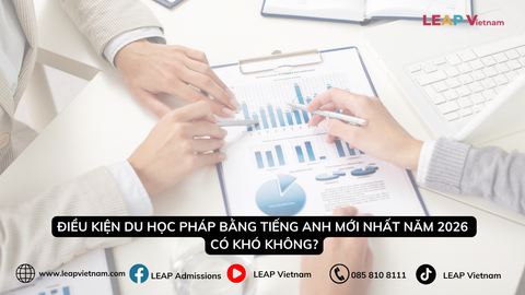 Điều Kiện Du Học Pháp Bằng Tiếng Anh Mới Nhất Năm 2026 Có Khó Không?