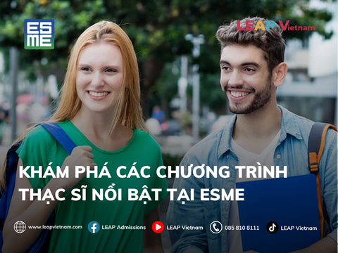 Du học Pháp: Khám phá các chương trình Thạc sĩ nổi bật tại ESME