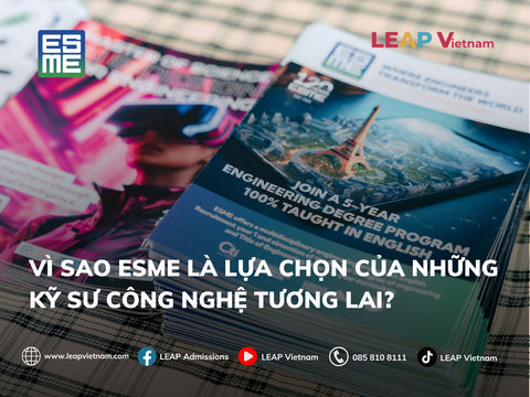 Du học Pháp tại ESME: Vì sao ESME là lựa chọn của những kỹ sư công nghệ tương lai?
