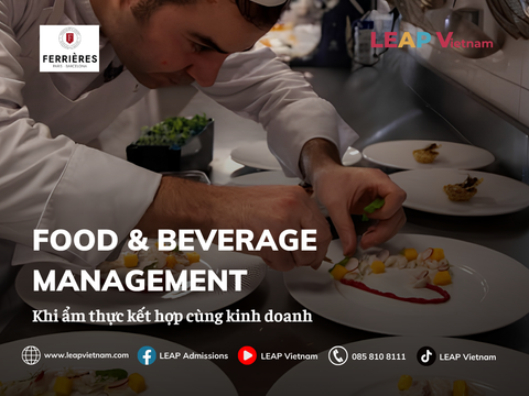 Du học Pháp ngành Food & Beverage Management bằng tiếng Anh tại École Ferrières