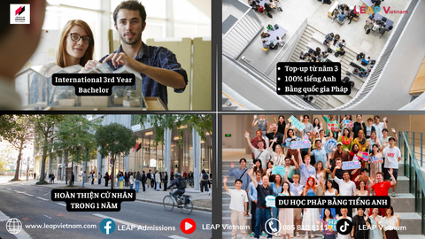 DU HỌC PHÁP BẰNG TIẾNG ANH: HOÀN THIỆN BẰNG CỬ NHÂN THIẾT KẾ CHỈ TRONG 1 NĂM