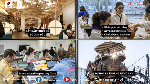 DU HỌC PHÁP BẰNG TIẾNG ANH: LỘ TRÌNH KHỞI ĐẦU NGÀNH THIẾT KẾ TỪ CON SỐ 0 TẠI PHÁP