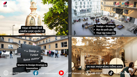 DU HỌC PHÁP BẰNG TIẾNG ANH: CHINH PHỤC BẰNG THẠC SĨ THIẾT KẾ CHIẾN LƯỢC QUỐC TẾ