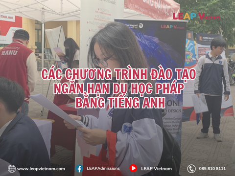 Các Chương Trình Đào Tạo Ngắn Hạn Du Học Pháp Bằng Tiếng Anh