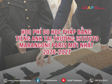 Học phí du học Pháp bằng tiếng Anh tại trường Istituto Marangoni Paris mới nhất 2026–2027