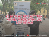 HỒ SƠ DU HỌC PHÁP, QUY TRÌNH XIN VISA VÀ ĐỒNG HÀNH CÙNG LEAP VIETNAM