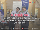 Du học Pháp : Hướng dẫn xác nhận visa sinh viên dài hạn (VLS-TS) chi tiết nhất 2026