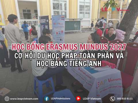 Học Bổng Erasmus Mundus 2027: Cơ Hội Du Học Pháp Toàn Phần Và Học Bằng Tiếng Anh
