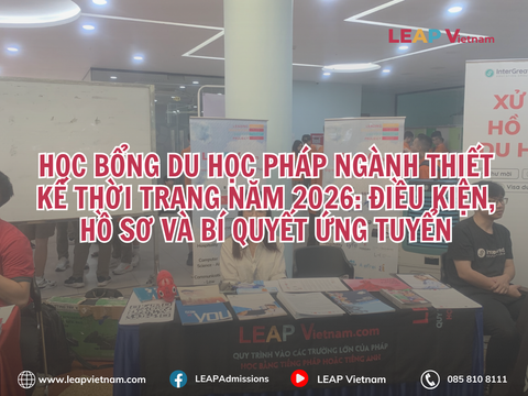 Học bổng du học Pháp ngành Thiết kế Thời trang năm 2026: Điều kiện, hồ sơ và bí quyết ứng tuyển