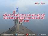 Đổi giờ ở Pháp 2026: Giờ mùa hè, giờ mùa đông & chênh lệch múi giờ với Việt Nam
