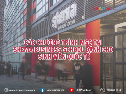 Các chương trình MSc tại SKEMA dành cho sinh viên quốc tế