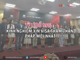 Tỷ lệ đỗ 99% : Kinh nghiệm xin Visa Thăm Thân Pháp mới nhất
