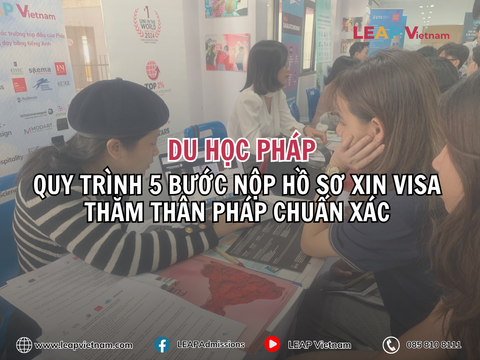 Quy trình 5 bước nộp hồ sơ xin Visa thăm thân Pháp chuẩn xác