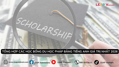 Tổng Hợp Các Học Bổng Du Học Pháp Bằng Tiếng Anh Giá Trị Nhất 2026