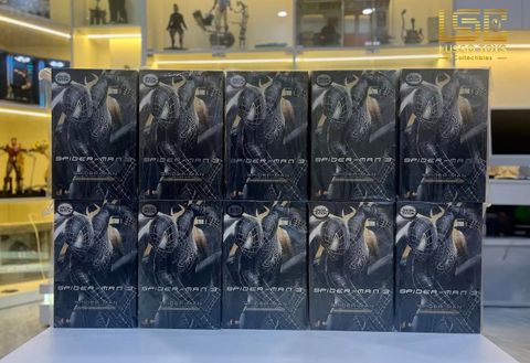 TRẢ PRE-ORDER : Hot toys MMS728B Spider-Man 3 : Spider-Man (Black Suit) DELUXE with special bonus part