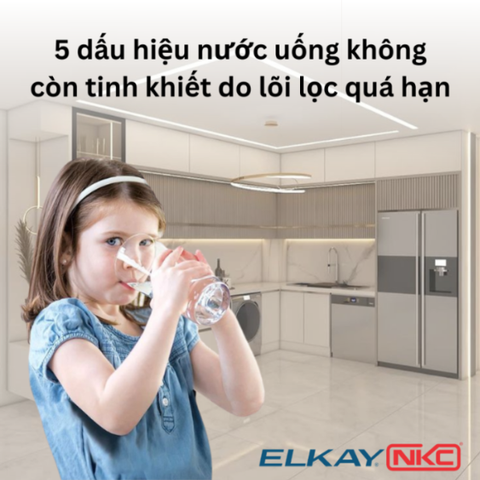 5 dấu hiệu nước uống không còn tinh khiết do lõi lọc quá hạn