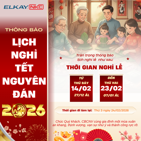 THÔNG BÁO LỊCH NGHỈ TẾT NGUYÊN ĐÁN 2026