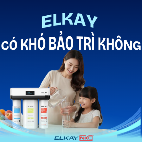 ELKAY có khó bảo trì không? Thay lõi lọc đơn giản chỉ với một thao tác xoay