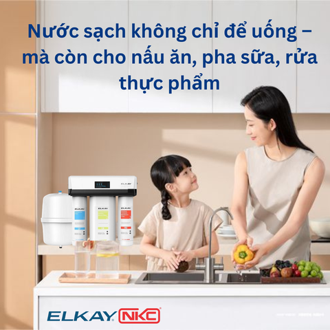 Nước sạch không chỉ để uống: Vì sao ngoài UF/RO, gia đình nên lắp bộ lọc tổng ELKAY?