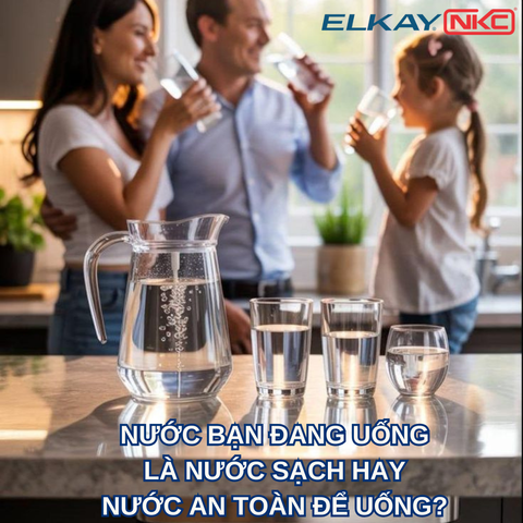 Nước bạn đang uống là nước sạch hay nước an toàn để uống? – Sự thật mà nhiều gia đình chưa biết