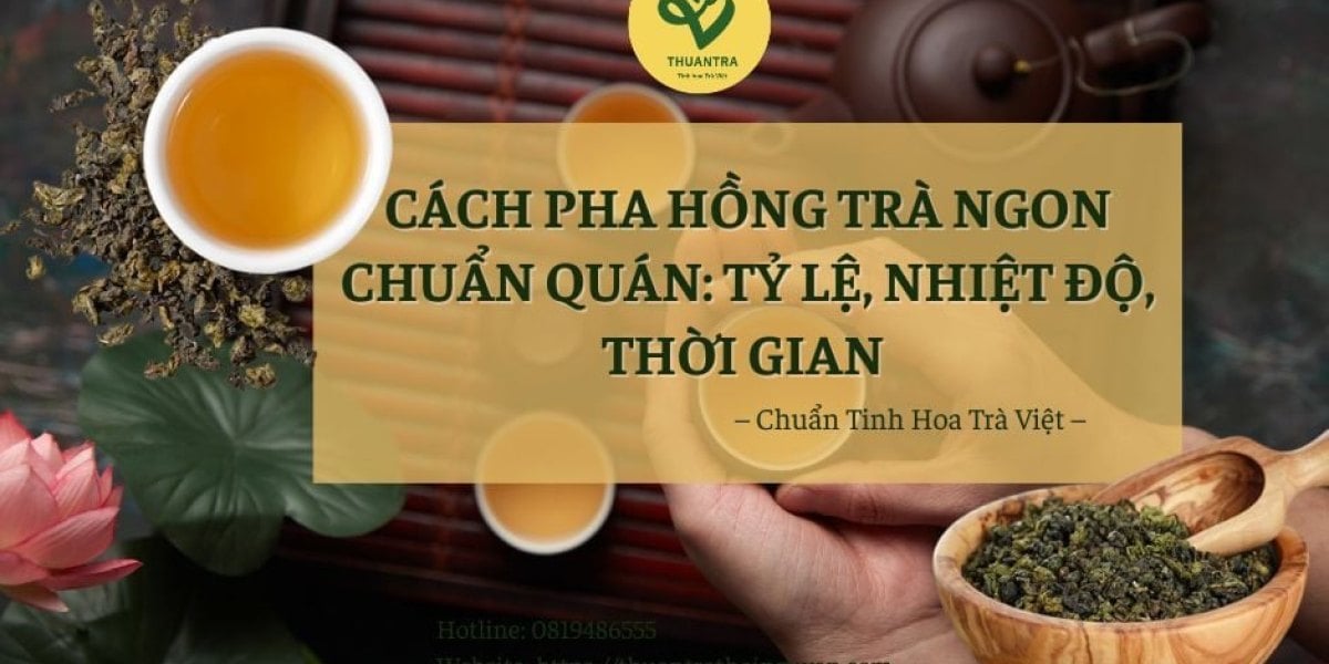 Cách pha hồng trà ngon chuẩn quán: tỷ lệ, nhiệt độ, thời gian