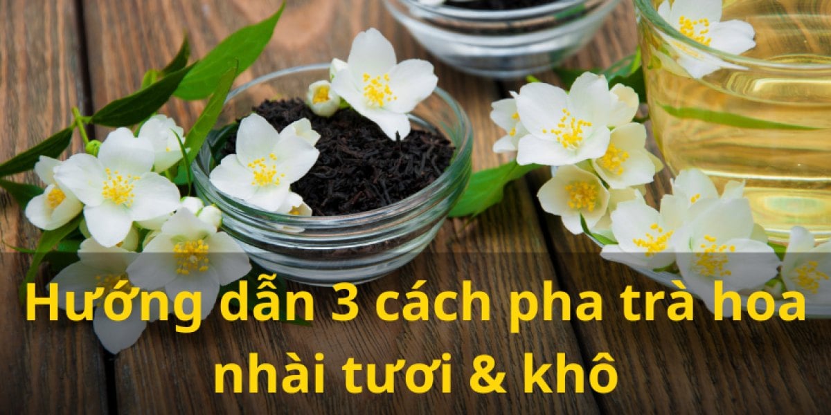 Cách pha trà hoa nhài: hoa tươi, hoa khô, trà ướp sẵn và ủ lạnh — thông số cho từng cách
