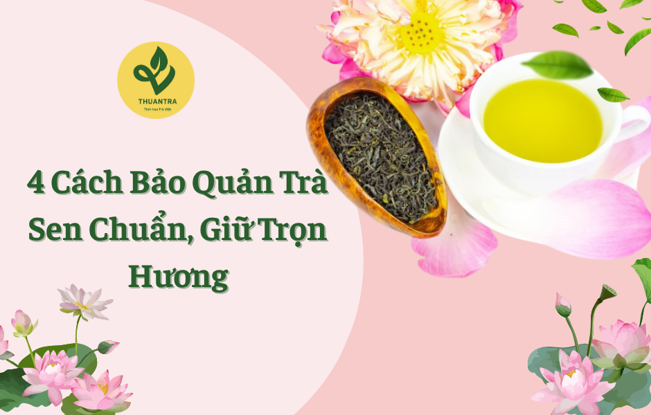 4 Cách Bảo Quản Trà Sen Chuẩn, Giữ Trọn Hương