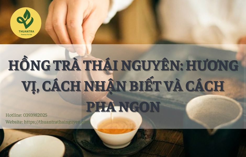 Hồng trà Thái Nguyên: hương vị, cách nhận biết và cách pha ngon