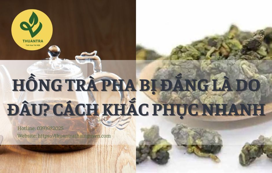 Hồng Trà Pha Bị Đắng Là Do Đâu? Cách Khắc Phục Nhanh