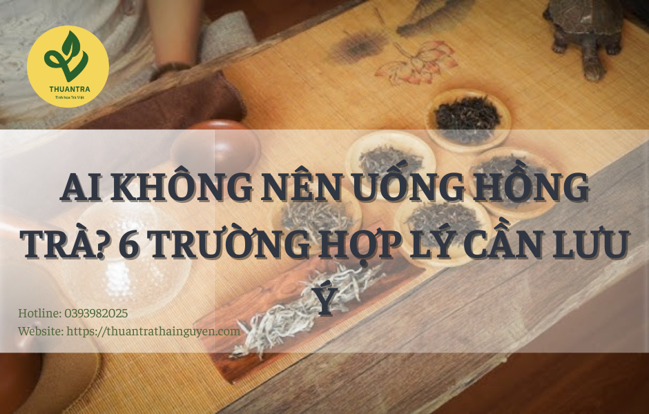 Ai không nên uống hồng trà? 6 trường hợp lý cần lưu ý