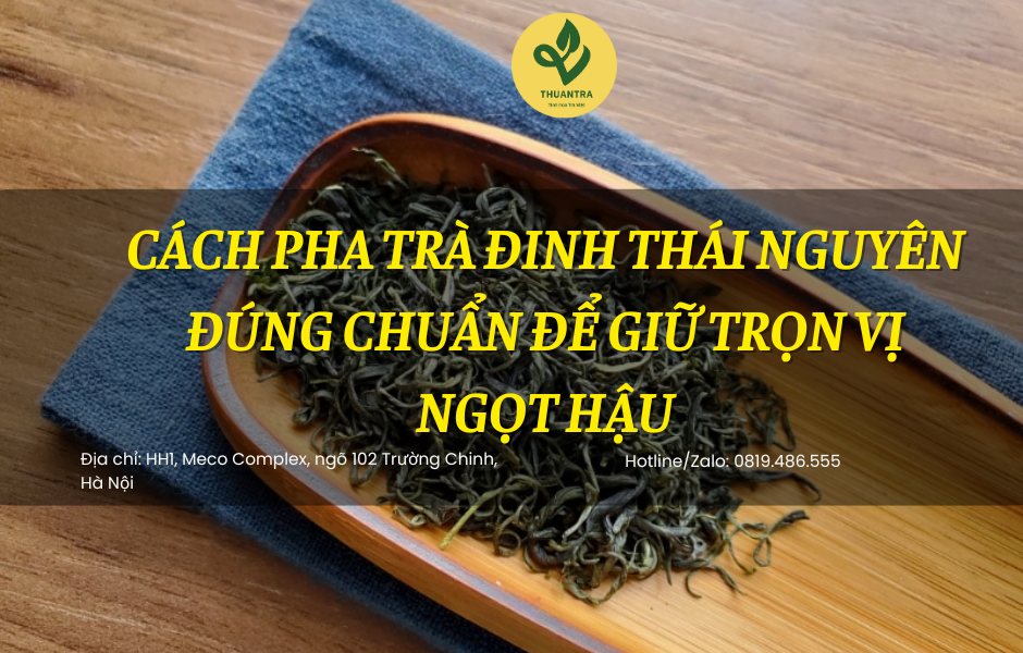Cách Pha Trà Đinh Thái Nguyên Đúng Chuẩn Để Giữ Trọn Vị Ngọt Hậu