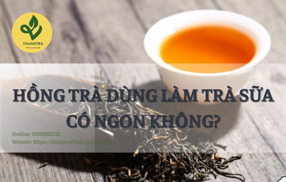 Hồng Trà Dùng Làm Trà Sữa Có Ngon Không?
