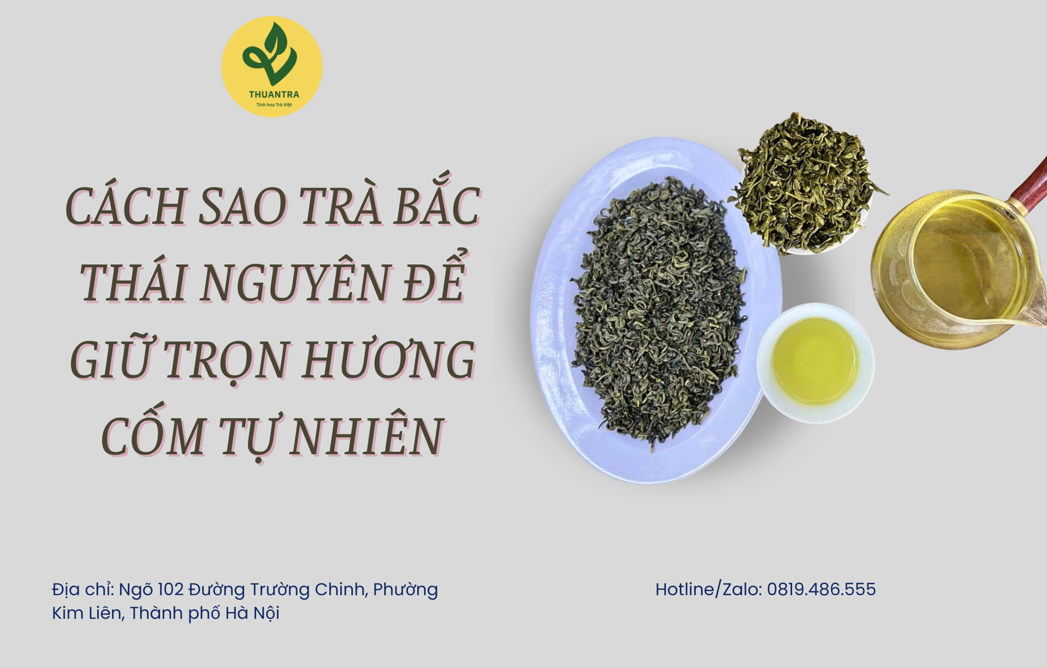 Cách sao trà Bắc Thái Nguyên để giữ trọn hương cốm tự nhiên