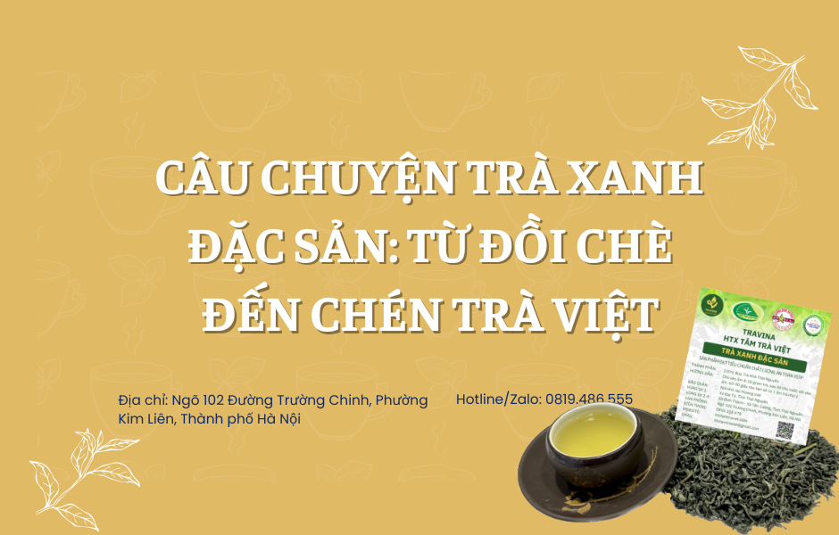 Câu chuyện Trà Xanh Đặc Sản: từ đồi chè đến chén trà Việt